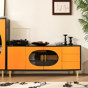 Modern Nordic Modular Kitchen Cabinet and Antique <b>Sideboard</b> With Large Capacity HDF for Dining Living Room <b>Sideboard</b> Cabinet - Product Image 3
