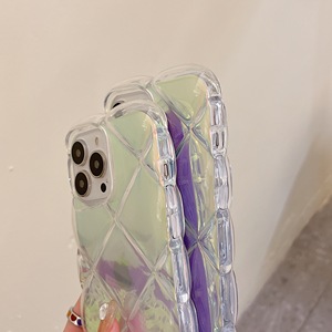 <span class=keywords><strong>Coque</strong></span> <span class=keywords><strong>transparente</strong></span> en diamant pour <span class=keywords><strong>iPhone</strong></span>, compatible modèles 12, <span class=keywords><strong>11</strong></span> Pro Max, 12, 13, <span class=keywords><strong>11</strong></span> Pro, avec grille 3D, papier Laser coloré, <span class=keywords><strong>transparente</strong></span> - Product Image 3