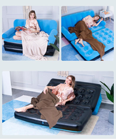 Nouveau design moderne, fauteuil gonflable portable pour chambre à coucher, petit MOQ, canapé-lit gonflable avec pompe