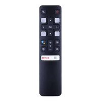 HUAYU RC802V FNR1 Mini télécommande vocale personnalisée de haute qualité pour téléviseurs intelligents LCD LED TCL Certifié ROHS Garantie de 12 mois