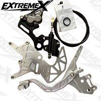 Kit de Frein à Main Hydraulique Double Étrier Durable, Léger en Alliage d'Aluminium, à Fixation par Vis, pour Talaria MX3 MX4 Sur-Ron Ultra Bee