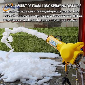 Máquina de Espuma de Plástico Impermeable Mini de 800W de Estilo Nuevo de Fábrica LM para Actividades de Piscina de Verano, Máquina de Espuma para Fiestas - Product Image 3