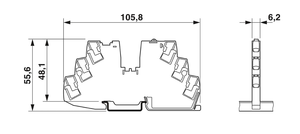 Interruptor de Circuito Phoenix-Contact 1135749 de 1 Canal, 2A, PTCB E1 SI-R para Gabinetes de Control Pequeños en Logística Inteligente - Product Image 3