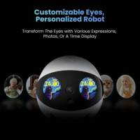 Enabot EBO AIR 2 PLUS Robot Compagnon Intelligent pour Animaux de Compagnie Caméra 3k Appel Vidéo Fonction de Patrouille IA Affichage Lecture Vidéo