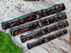 Collar de Perro Personalizado de Terciopelo Sólido con Hebilla Metálica Grabada y Decoración de Lazo, Tamaños Pequeño/Mediano/Grande para Perros Hembra y Macho - Product Image 4