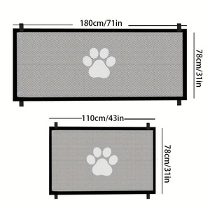 Portable Dog Net Doors, Dog Isolation Nets and Dog Safety Fences and Non Perforated Pet Supplies to Ensure Pet Safety - Product Image 4