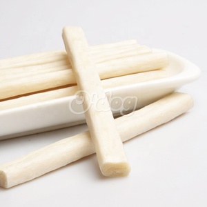 Golosinas para Perros de Cuero Crudo Prensado, Palitos de Cuero Artificial para Limpiar los Dientes, Golosinas Masticables para Perros - Product Image 4