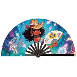 Éventails en bambou et plastique écologiques personnalisés, styles classiques traditionnels, sculptés avec des anges, pour la promotion publicitaire, artisanat en bambou - Product Image 4