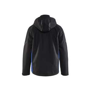 BLAKLADER - 489019779985L Veste coquille doublée légère Noir/Bleu bleuet-VESTES DE TRAVAIL EAN 7330509436288 - Product Image 2