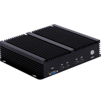 ELSKY IPC6000 X86 Mini itx sans ventilateur intégré 4e génération I3 I5 I7 Linux Ubuntu OS PC industriel portable avec port parallèle minipc