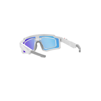 Lunettes de sport intelligentes M14 avec caméra 8MP, prise de vue mains libres, assistant IA, verres résistants aux UV, branches flexibles, lunettes de soleil antidérapantes