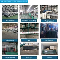 Panel de Cerca Moderno y Duradero con Malla de Alambre Recubierta de PVC para Exteriores, Forma de Durazno, Curvado en 3D