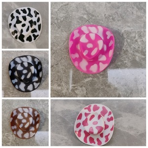 Adorables Sombreros de Vaquera de Plástico Rosa para Decoración de Bebidas, Juguetes, Mini Sombreros de Vaquera para Despedidas de Soltera - Product Image 6