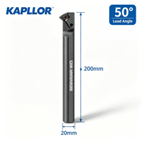Porte-outil carré CNC 50 degrés pour tournage et alésage de trous intérieurs S20R-MWWNR08B, outil de serrage pour machine OEM