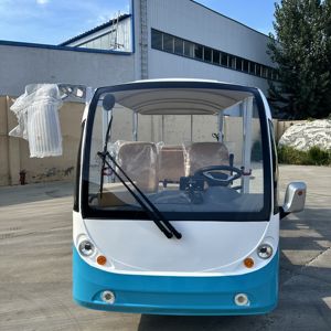 China Marca Diseño de moda de alta calidad 8/ 11/23/ seater autobús turístico eléctrico con puerta - Product Image 2