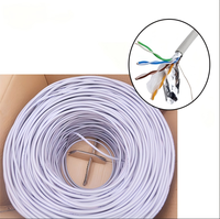 Cable Ethernet Cat6 UTP de Cobre Sólido OFC, 8 Conductores, 24AWG, 250MHz, 305m/caja, LSZH, Color Personalizado