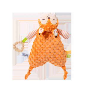 Jollybaby – Jouet d'éveil et de confort pour nouveau-né, serviette apaisante en peluche, poupée d'exercice pour la préhension, 0-24 mois, 31cm-50cm, transparent - Product Image 5