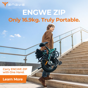 ENGWE Zip 250W Ultra Lightweight Portable Commute Bike Mini Hydraulic Brakes 25 km/h Speed Torque Sensor Foldable <b>Electric</b> Bike - Product Image 1