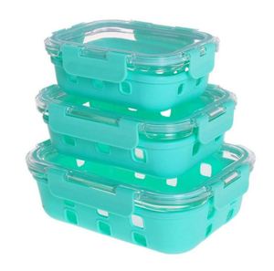 Food Container <b>Glass</b> OEM & ODM Lunch <b>Box</b> With BPA Free Lid Wholesale High Borosilicate <b>Glass</b> Food Storage Container - Product Image 5