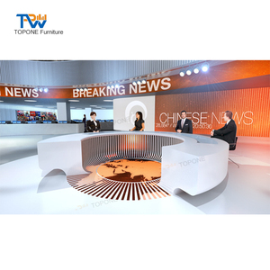 Design moderne surface solide led TV nouveau bureau de studio diffusion tv nouveau bureau - Product Image 6