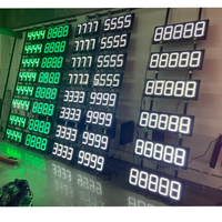 Panneau d'affichage numérique LED pour prix du carburant extérieur, affichage numérique des prix pour stations-service, fournisseur