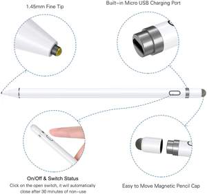<span class=keywords><strong>ปากกา</strong></span>ดิจิตอลหัวเล็ก<span class=keywords><strong>ปากกา</strong></span>สไตลัสสัมผัสสำหรับแอนดรอยด์ iOS แอปเปิ้ล<span class=keywords><strong>ไอ</strong></span><span class=keywords><strong>แพ</strong></span><span class=keywords><strong>ด</strong></span><span class=keywords><strong>โปร</strong></span> - Product Image 2