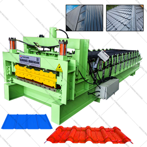 מכונת עיצוב גגות דו-שכבתית מסוג Xinnuo C10+C21 מתוצרת רוסיה, לייצור רעפים צבעוניים, עם בקרת PLC ומנוע ליבה. - Product Image 5