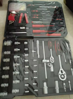 Coffret d'outils en aluminium Kraft d'Allemagne, 186 pièces, avec chariot à roulettes