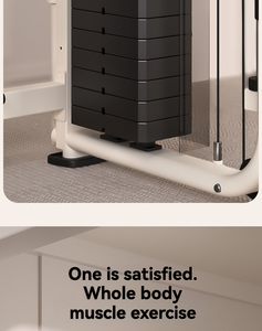 Attrezzatura Fitness Multifunzionale: Stazione Squat con Cavi Incrociati, Macchina Smith per <span class=keywords><strong>Esercizi</strong></span> <span class=keywords><strong>di</strong></span> <span class=keywords><strong>Petto</strong></span>, Schiena e Braccia - Product Image 5