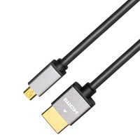 Cable Micro USB Tipo A a Tipo D de Fábrica al por Mayor, Compatible con 4K 3D, Alta Velocidad, HDTV para Proyector y Monitor, Revestimiento de PVC