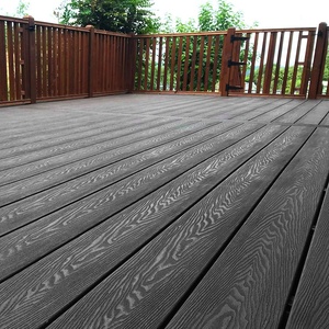 <span class=keywords><strong>Planche</strong></span> de terrasse en WPC à grain de <span class=keywords><strong>bois</strong></span> moderne, imperméable et antidérapante, plancher composite extérieur - Product Image 5