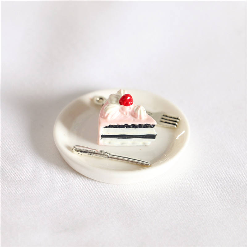 Ensemble de gâteaux rose et noir