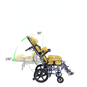Silla de Ruedas Ortopédica para Niños con Parálisis Cerebral |   Estabilidad Mejorada con Correas de Fijación al Vehículo y Soportes Ajustables - Product Image 6