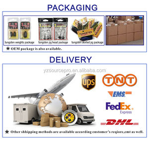 Afundadores de pesca de tungstênio - Product Image 5