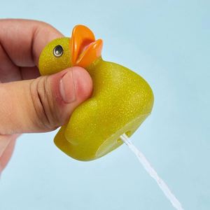5.5cm 2 Inch Customized Batch Silk <b>Screen</b> Printed Logo Custom Material Portable Promotional Rubber Duck Form Bathtub <b>Bath</b> Toys - Product Image 4