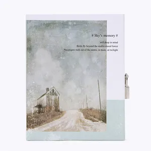 Maanlicht Schatkist Dagboek Met Slot Multicolor Journal Hardcove Notebook