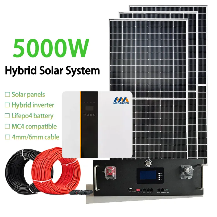 Megarevo High Quality 3kw 5kw 6kw single phase off grid inverter Solar energy storage system