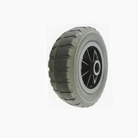Hongjia SR0616 8 Roues pleines en caoutchouc de haute qualité pour chariot à ordures, poubelle, bac à déchets