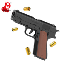 Pistola de Juguete HUADA Modelo 1911 con Expulsión Automática de Casquillos, Pistola de Balas Suaves, Lanzador de Dardos de Espuma y Pistola Segura de Balines Suaves BB