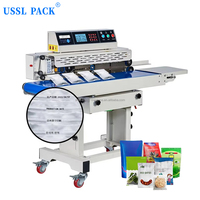 Machine de scellage à bande continue multifonctionnelle 280QP pour sachets de snacks soufflés, biscuits croustillants, aliments, avec extraction d'air et remplissage d'azote