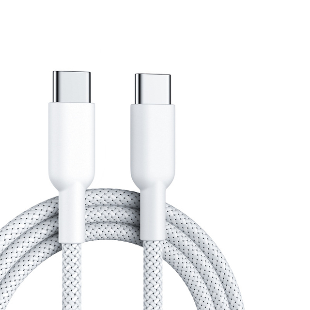 Best Selling 60W Fast Charging Data Cable Usb-c Woven Material Charge Cable Original Type c to Type c PD Cable