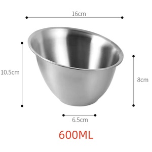 Nouveauté, vente flash, bol à mélanger en acier inoxydable 304 de la marque SIR, 16 cm, 18 cm, écologique, moderne, pour la cuisine, bol à <span class=keywords><strong>salade</strong></span>, bol à légumes - Product Image 2