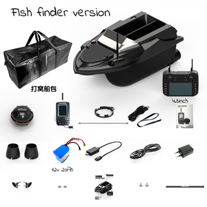 Thuyền câu mồi tự hành V080 mới với máy dò cá, GPS 180 điểm, thuyền câu mồi 120ft, sonar, động cơ kép, khoảng cách điều khiển 800m - Product Image 6