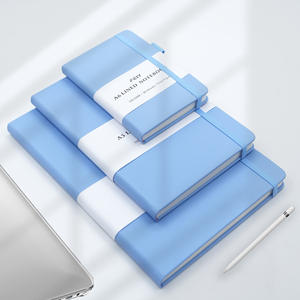 Carnet à spirales A6/A5/B5 - Haute qualité PU+Papier, option cadeau personnalisable avec design effet peau de macaron - Product Image 1