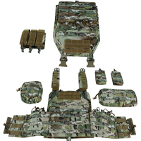 Chaleco Táctico Multifuncional ARTEX MOLLE con Liberación Rápida, Equipo de Seguridad para Entrenamiento al Aire Libre y Caza
