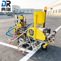 Machine de marquage routier à mélange externe bicomposant, autopropulsée, pour peinture thermoplastique à froid, idéale pour autoroutes et parkings