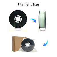 Filament d'imprimante 3D PLA de haute qualité qui brille dans le noir, 1,75 mm, écologique, non toxique, FDM Newmars3dp, 1 kg/rouleau