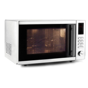 Forno a Microonde 20L in Acciaio Inox con Controllo Digitale e Funzione Grill per Uso in Cucina - Product Image 1