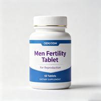 Complément Alimentaire pour la Fertilité Masculine, Marque Privée OEM/ODM, Soutien à la Santé Reproductive, 60 Comprimés