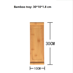 Bandeja Rectangular de Bambú Ecológica para Postres, Té, Café, Decoración y Platos - Product Image 4